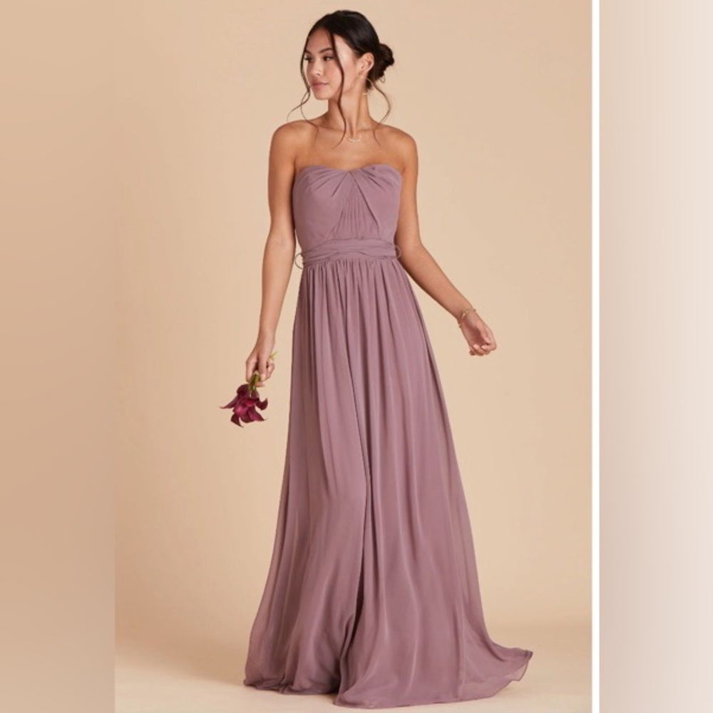 Sandy Mauve Birdy Grey Convertible Dress